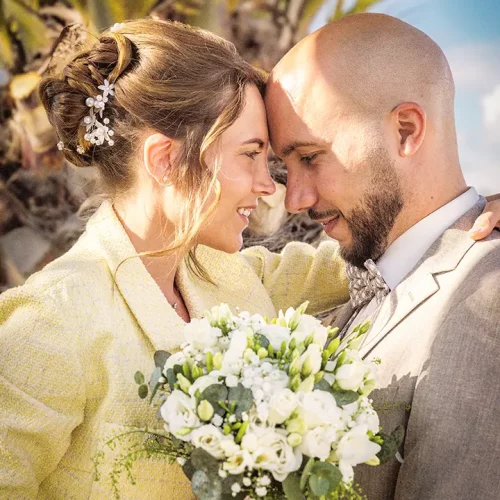 Mariage Photographe portraits mariés orelfly Montpellier